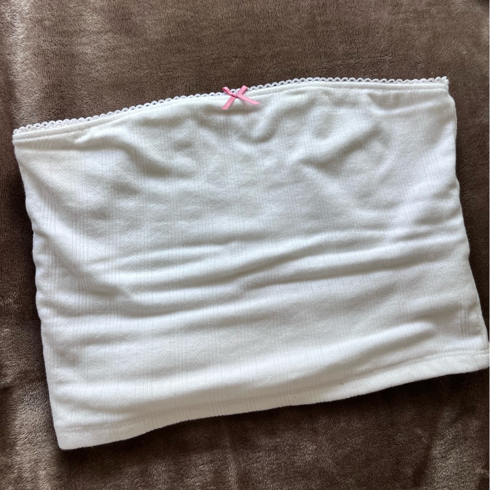 Glassons Pointelle Bandeau Tube Top Small